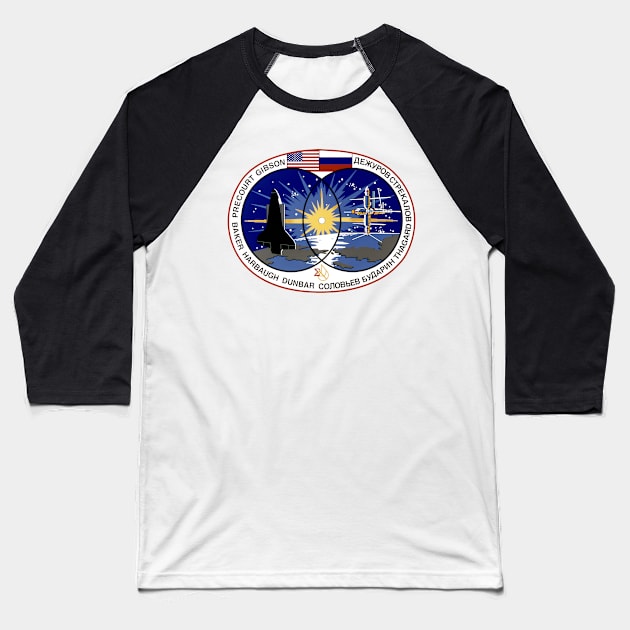 STS-71 Baseball T-Shirt by Rush Creative Tees